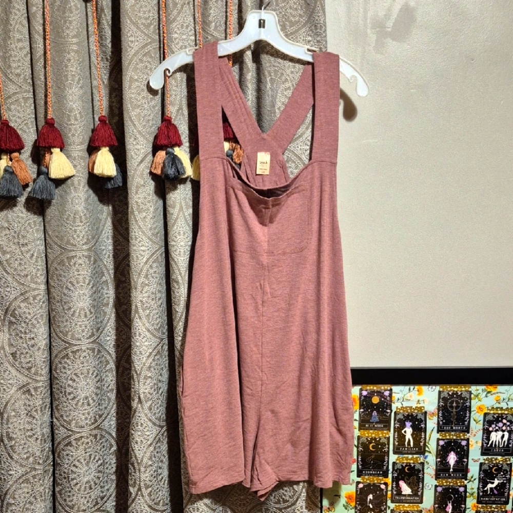 Smash + Tess Dusty Rose Sleeveless Romper